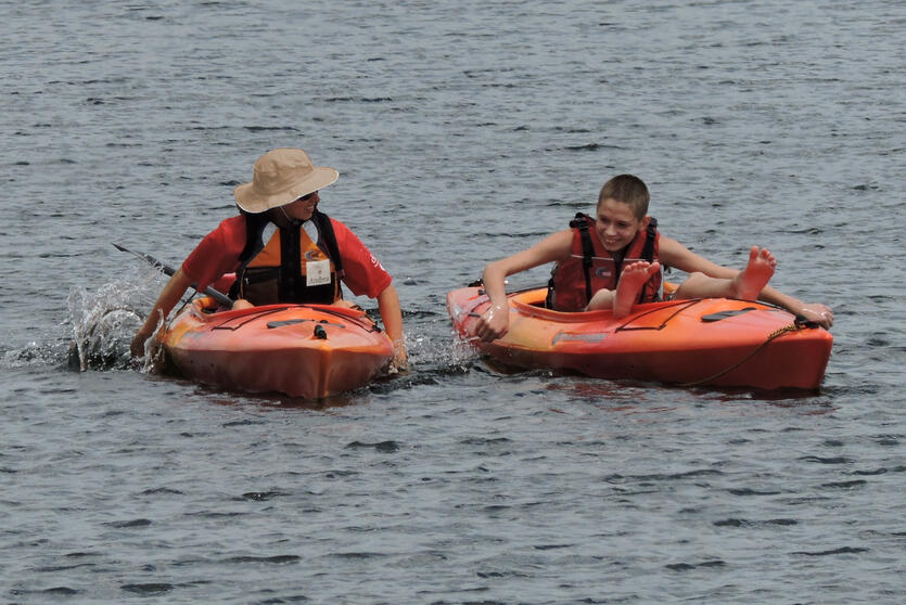 Adaptive kayaking at Quinsigamond State Park Mass.gov